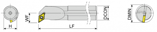 Державка токарная E16R-SDUCR11