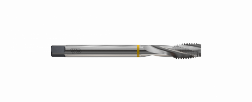 Метчик из быстрорежущей стали SPIRAL FLUTE HSS-E DIN352 для метрической резьбы ISO-DIN 13 c винтовыми канавками, M8X1.25 6H 63.0L