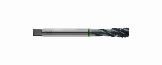 Метчик из быстрорежущей стали Spiral FLUTE для метрической резьбы крупным шагом ISO-DIN 13, M2.3X0.4 6H 45.0L
