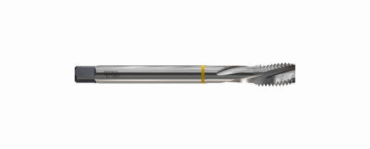 Метчик из быстрорежущей стали SPIRAL FLUTE HSS-E DIN371 для метрической резьбы ISO-DIN 13 с левыми винтовыми канавками, M3X0.5 6H 56.0L