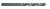 Сверло из быстрорежущей стали Straight Shank HSS DIN 338 с цилиндрическим хвостовиком, 8.7X81X125