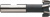 Фреза концевая из быстрорежущей стали Milling CuttEr для Т-образных пазов. 28X16X12X83