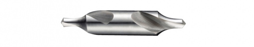 Сверло из быстрорежущей стали центровочное Center Drill HSS DIN 333 форма R, с левой канавкой, 1.6X4XR4X35.5