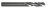 Сверло из быстрорежущей стали Straight Shank HSS DIN 1897 с цилиндрическим хвостовиком укороченное, 3.2X18X49