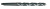 Сверло из быстрорежущей стали Taper Shank HSS DIN 1870/1 с хвостовиком конус морзе  сверхдлинное, 20XMT#2X260X385