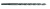 Сверло из быстрорежущей стали Taper Shank HSS DIN 1870/2 с хвостовиком конус морзе  сверхдлинное, 14.5XMT#2X275X425