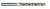 Сверло из быстрорежущей стали Straight Shank HSS DIN 338 с цилиндрическим хвостовиком для алюминия, 8.9X81X125