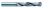Сверло твердосплавное Dream Drill 3XD DIN 6537 с покрытием TiAlN укороченное, 6.5X8X34X79