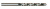Сверло из быстрорежущей стали Straight Shank HSSCo5 DIN 338 с цилиндрическим хвостовиком, 1.8X22X46