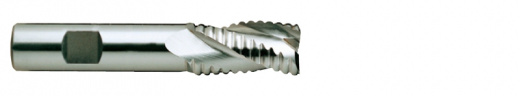 Фреза концевая из быстрорежущей стали HSS End MILL HSSCo8  с углом спирали 30° укороченная. для черновой обработки. 20X16X38X98