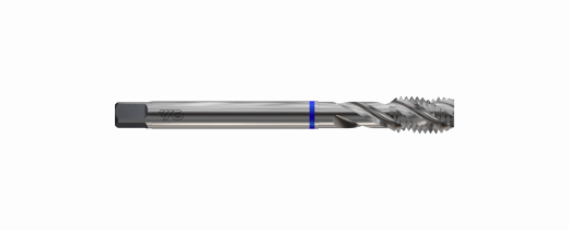 Метчик из быстрорежущей стали SPIRAL FLUTE HSS-E DIN371 для метрической резьбы ISO-DIN 13 с винтовыми канавками, M11X1.5 6H 100.0L