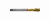 Метчик из быстрорежущей стали SPIRAL FLUTE HSS-E DIN374 для метрической резьбы с мелким шагом ISO-DIN 13 c винтовыми канавками с покрытием TiN, M20X1.5 6H 125.0L