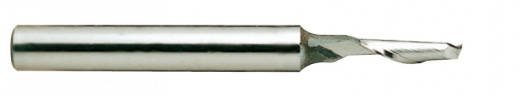 Фреза концевая из быстрорежущей стали End MILL HSS-E с 1-м зубом с углом спирали 30°. 9X8X14X80