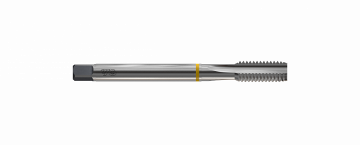 Метчик из быстрорежущей стали Прямая FLUTE HSS-E DIN371 для метрической резьбы ISO-DIN 13 c прямыми канавками, M3.5X0.6 6H 56.0L