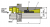HSK A 100 X ISO40 REDUCTION SLEEVE переходник