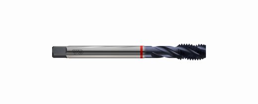 Метчик из быстрорежущей стали машинный SPIRAL FLUTE HSS-E DIN376 для метрической резьбы ISO-DIN 13 с винтовыми канавками с покрытием TiAlN, M14X2.0 6H 110.0L