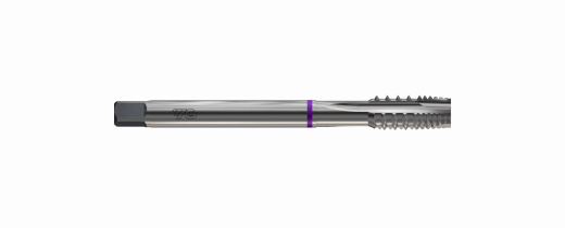 Метчик из быстрорежущей стали шахматный машинный SPIRAL POINT HSS-PM DIN371 для метрической резьбы ISO-DIN 13 с винтовой подточкой, M8X1.25 6H 90.0L
