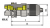 HSK-A 100 NCDC 113 146 сверлильный патрон для станков с ЧПУ