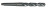 Сверло из быстрорежущей стали Taper Shank HSS  DIN 341 с хвостовиком конус морзе  удлиненное, 19XMT#2X171X269